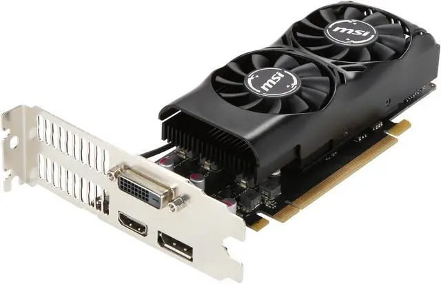 Alt view image 5 of 5 - MSI GeForce GTX 1050 2GB GDDR5 PCI Express 3.0 x16 Low Profile Graphics Card GTX 1050 2GT LP