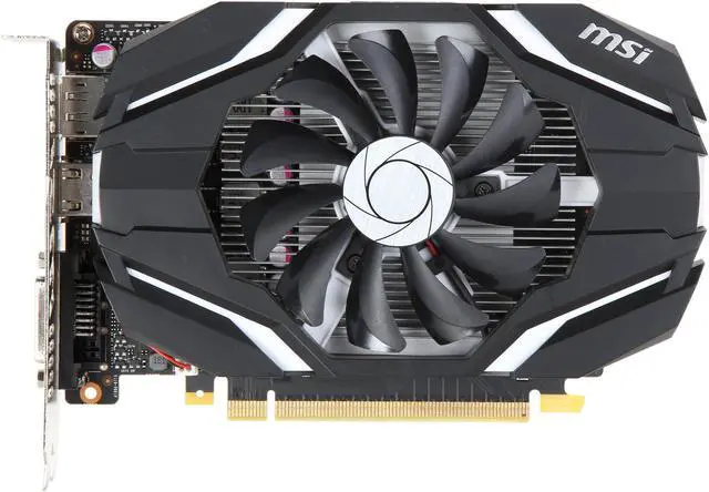 Alt view image 2 of 6 - MSI GeForce GTX 1050 Ti 4GB GDDR5 PCI Express 3.0 x16 Graphics Card GTX 1050 Ti 4G OC