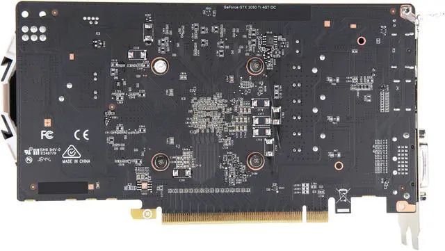 Alt view image 4 of 6 - MSI GeForce GTX 1050 Ti 4GB GDDR5 PCI Express 3.0 x16 ATX Graphics Card GTX 1050 Ti 4GT OC