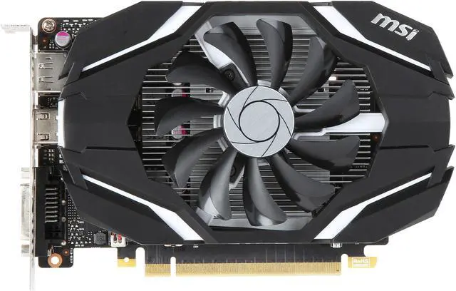 Alt view image 2 of 6 - MSI GeForce GTX 1050 2GB GDDR5 PCI Express 3.0 x16 ATX Graphics Card GTX 1050 2G OC