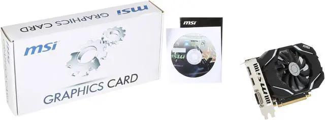 Alt view image 6 of 6 - MSI GeForce GTX 1050 2GB GDDR5 PCI Express 3.0 x16 ATX Graphics Card GTX 1050 2G OC