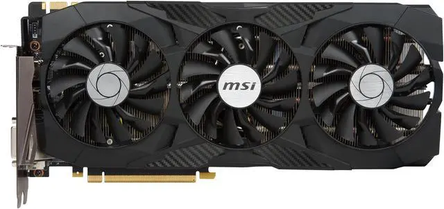 Alt view image 5 of 10 - MSI GeForce GTX 1080 8GB GDDR5X PCI Express 3.0 x16 SLI Support Graphics Card GeForce GTX 1080 DUKE 8G