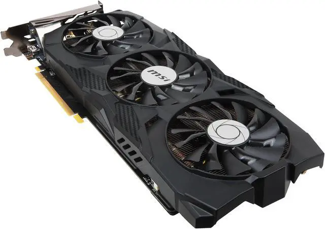 Alt view image 6 of 10 - MSI GeForce GTX 1080 8GB GDDR5X PCI Express 3.0 x16 SLI Support Graphics Card GeForce GTX 1080 DUKE 8G