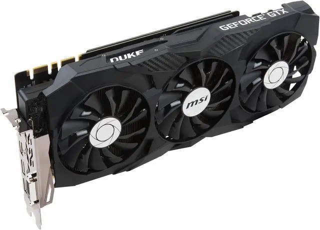 Alt view image 7 of 10 - MSI GeForce GTX 1080 8GB GDDR5X PCI Express 3.0 x16 SLI Support Graphics Card GeForce GTX 1080 DUKE 8G