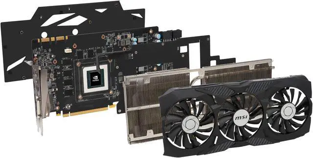 Alt view image 11 of 10 - MSI GeForce GTX 1080 8GB GDDR5X PCI Express 3.0 x16 SLI Support Graphics Card GeForce GTX 1080 DUKE 8G