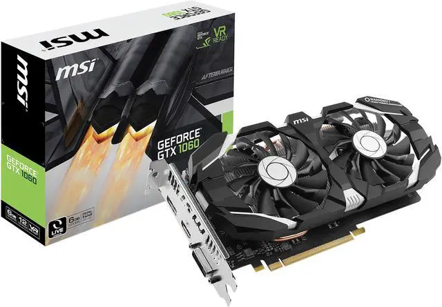 Alt view image 7 of 8 - MSI GeForce GTX 1060 6GB GDDR5 PCI Express 3.0 x16 ATX Graphics Card GeForce GTX 1060 6GT V1