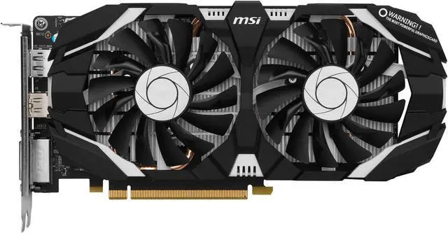 Alt view image 2 of 8 - MSI GeForce GTX 1060 6GB GDDR5 PCI Express 3.0 x16 ATX Graphics Card GeForce GTX 1060 6GT V1