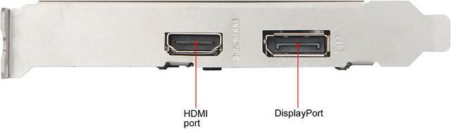 Alt view image 4 of 6 - MSI GeForce GT 1030 2GB DDR4 PCI Express 3.0 x16 (Uses x4) Low Profile Graphics Card GT 1030 2GD4 LP OC