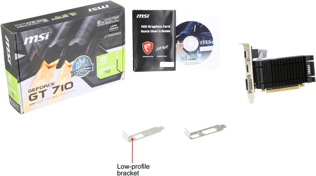 Refurbished: MSI GeForce GT 710 Graphics Card GT 710 2GD5H LP - Newegg.com