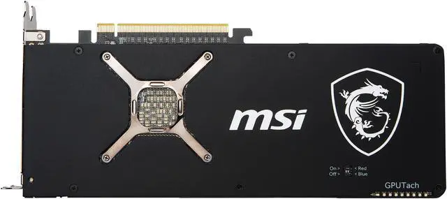 Alt view image 7 of 10 - MSI Radeon RX Vega 64 8GB HBM2 PCI Express x16 CrossFireX Support Graphics Card Radeon RX Vega 64 Air Boost 8G OC