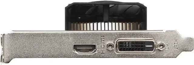 Alt view image 4 of 6 - MSI Radeon RX 550 4GB GDDR5 PCI Express x16 (Uses x8) Low Profile Graphics Card RX 550 4GT LP OC
