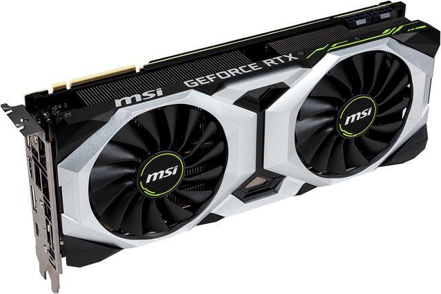Alt view image 4 of 7 - MSI GeForce RTX 2080 8GB GDDR6 PCI Express 3.0 x16 SLI Support Graphics Card RTX 2080 VENTUS 8G OC