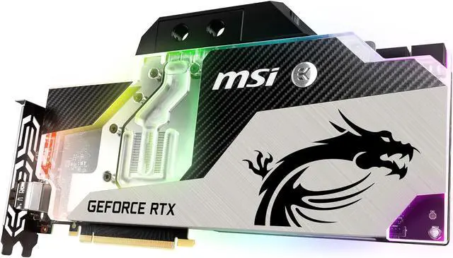 Alt view image 2 of 7 - MSI GeForce RTX 2080 8GB GDDR6 PCI Express 3.0 x16 SLI Support Graphics Card RTX 2080 SEA HAWK EK X