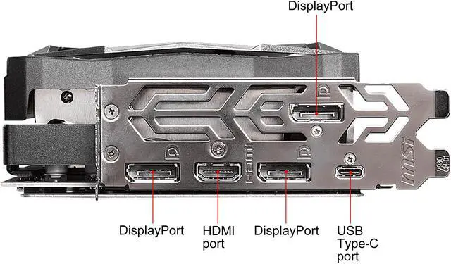 Alt view image 6 of 6 - MSI GeForce RTX 2070 8GB GDDR6 PCI Express 3.0 x16 Graphics Card RTX 2070 GAMING 8G