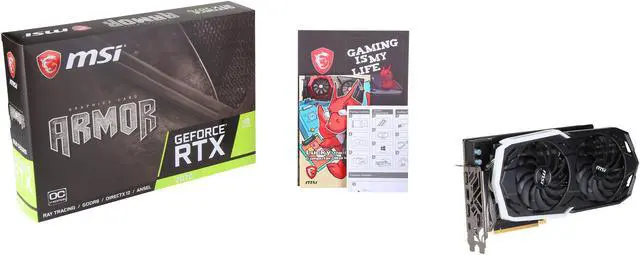 Alt view image 7 of 6 - MSI GeForce RTX 2070 8GB GDDR6 PCI Express 3.0 x16 Graphics Card RTX 2070 ARMOR 8G OCV1