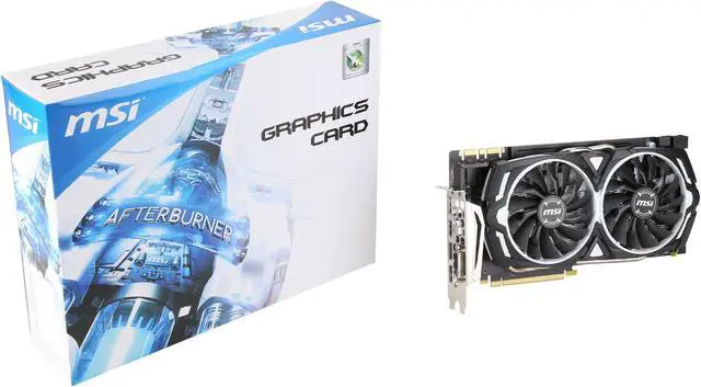 Alt view image 6 of 6 - MSI GeForce GTX 1070 Ti 8GB GDDR5 PCI Express 3.0 x16 SLI Support Graphics Card GTX 1070 TI ARMOR 8G