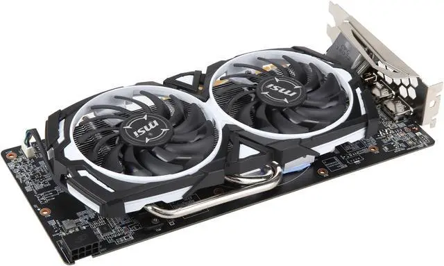 Alt view image 4 of 6 - MSI Radeon RX 580 4GB GDDR5 PCI Express x16 CrossFireX Support Graphics Card RX 580 ARMOR 4G OCV1