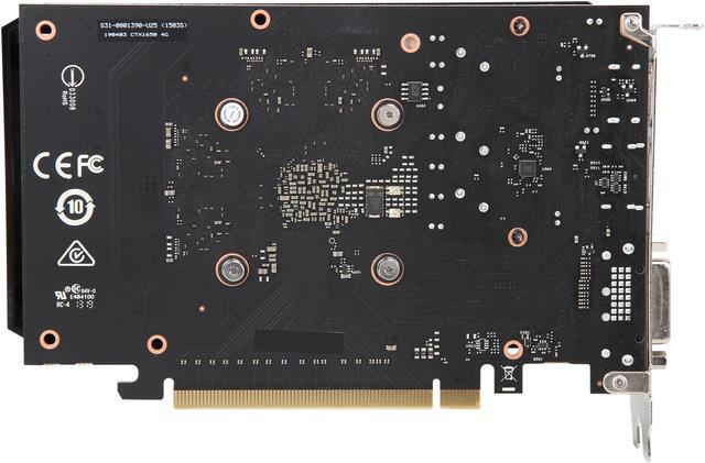 Alt view image 5 of 7 - MSI Ventus GeForce GTX 1650 4GB GDDR5 PCI Express 3.0 x16 Graphics Card GTX 1650 VENTUS XS 4G OC