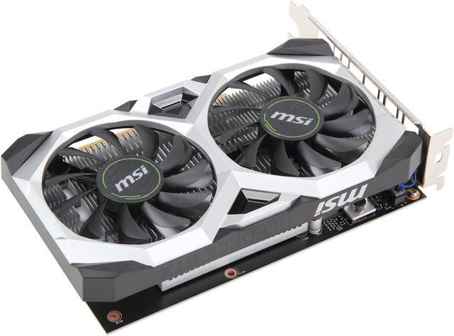 Alt view image 6 of 7 - MSI Ventus GeForce GTX 1650 4GB GDDR5 PCI Express 3.0 x16 Graphics Card GTX 1650 VENTUS XS 4G OC