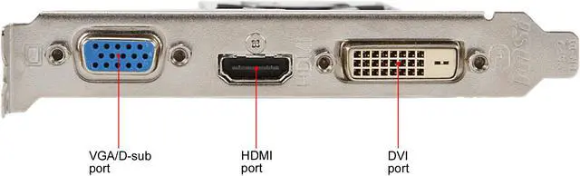 Alt view image 4 of 4 - MSI Radeon HD 6450 1GB DDR3 PCI Express 2.1 x16 Low Profile Graphics Card R6450-MD1GD3/LP