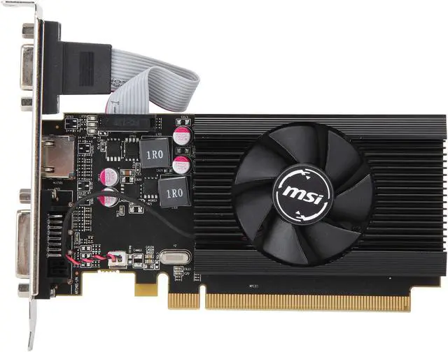Alt view image 2 of 6 - MSI Radeon R7 240 2GB DDR3 Low Profile Graphics Card R7 240 2GD3 64b LP