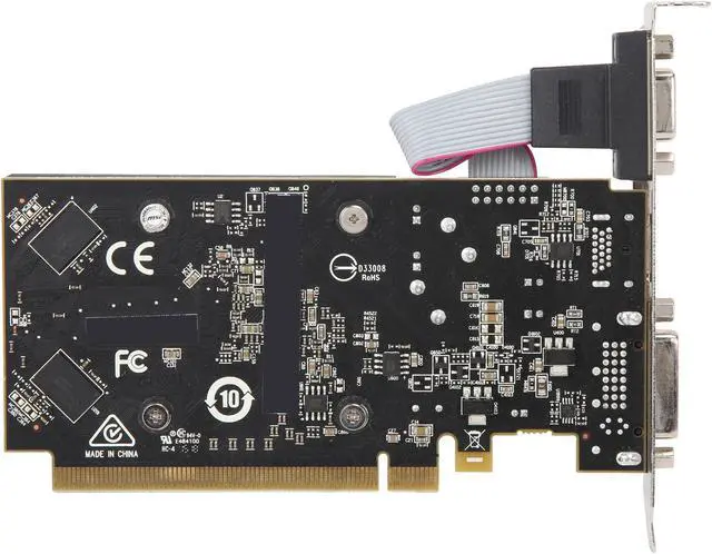 Alt view image 3 of 6 - MSI Radeon R7 240 2GB DDR3 Low Profile Graphics Card R7 240 2GD3 64b LP