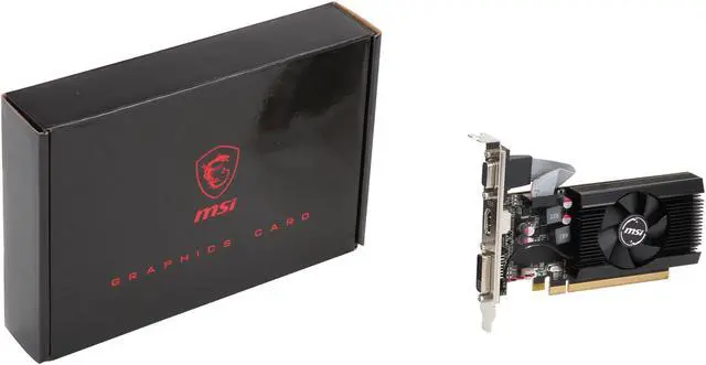 Alt view image 6 of 6 - MSI Radeon R7 240 2GB DDR3 Low Profile Graphics Card R7 240 2GD3 64b LP