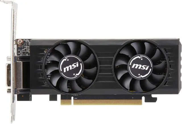 Alt view image 2 of 6 - MSI Radeon RX 560 4GB GDDR5 PCI Express x16 (Uses x8) CrossFireX Support Low Profile Graphics Card RX 560 4GT LP OC