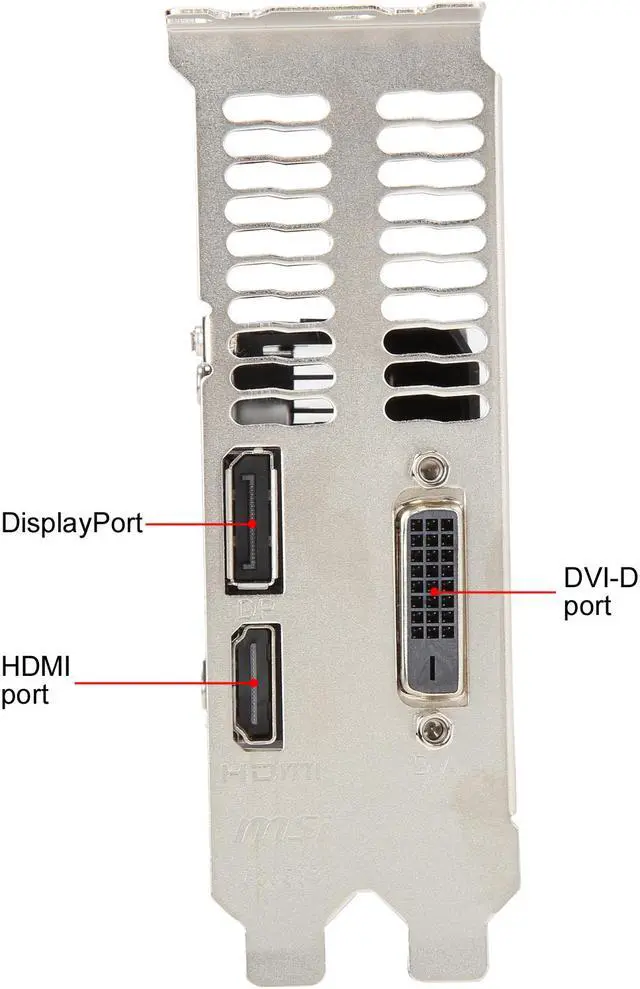 Alt view image 3 of 6 - MSI Radeon RX 560 4GB GDDR5 PCI Express x16 (Uses x8) CrossFireX Support Low Profile Graphics Card RX 560 4GT LP OC