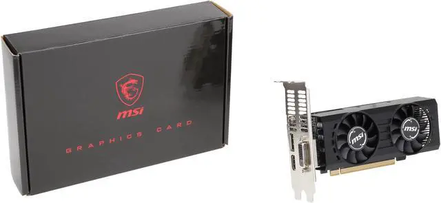 Alt view image 6 of 6 - MSI Radeon RX 560 4GB GDDR5 PCI Express x16 (Uses x8) CrossFireX Support Low Profile Graphics Card RX 560 4GT LP OC