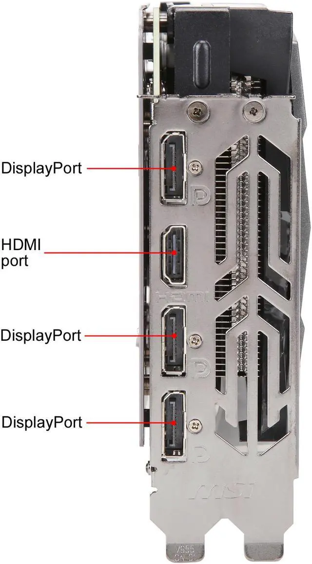 Alt view image 10 of 11 - MSI GeForce GTX 1660 Ti 6GB GDDR6 PCI Express 3.0 x16 Graphics Card GTX 1660 Ti GAMING 6G