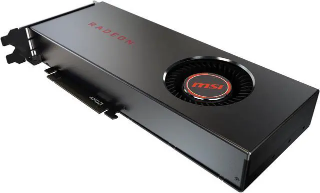 Alt view image 3 of 7 - MSI Radeon RX 5700 8GB GDDR6 PCI Express 4.0 Graphics Card RX 5700 8G