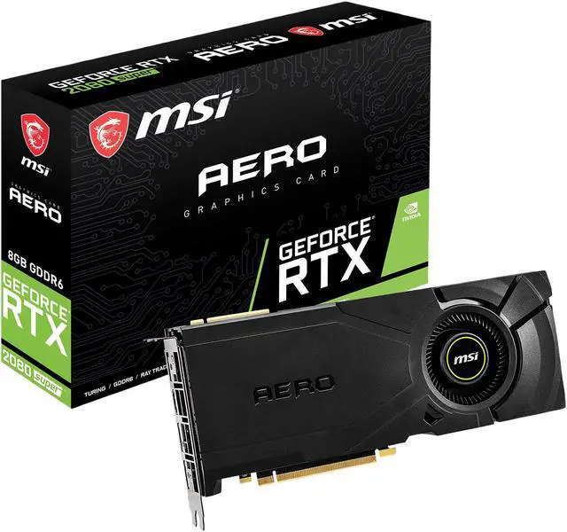 Alt view image 7 of 9 - MSI GeForce RTX 2080 SUPER 8GB GDDR6 PCI Express 3.0 x16 SLI Support Graphics Card RTX 2080 Super Aero
