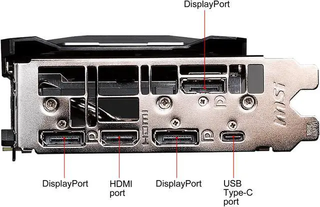 Alt view image 6 of 6 - MSI GeForce RTX 2080 Ti 11GB GDDR6 PCI Express 3.0 x16 SLI Support Graphics Card RTX 2080 Ti VENTUS 11G OCV1