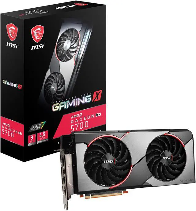 Alt view image 7 of 8 - MSI Radeon RX 5700 8GB GDDR6 PCI Express 4.0 CrossFireX Support Graphics Card RX 5700 GAMING X