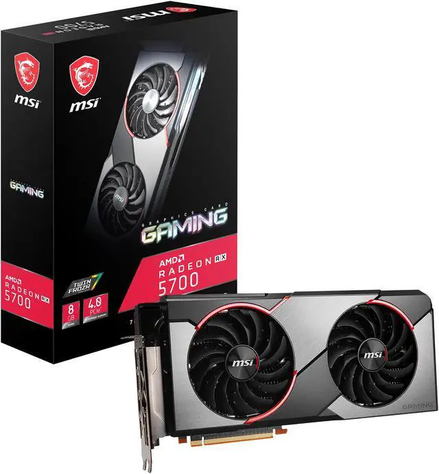 Alt view image 8 of 8 - MSI Radeon RX 5700 8GB GDDR6 PCI Express 4.0 x16 CrossFireX Support Graphics Card RX 5700 GAMING