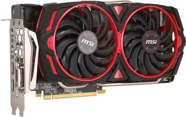 Open Box: MSI Radeon RX 570 Graphics Card RX 570 ARMOR MK2 8G OC ...