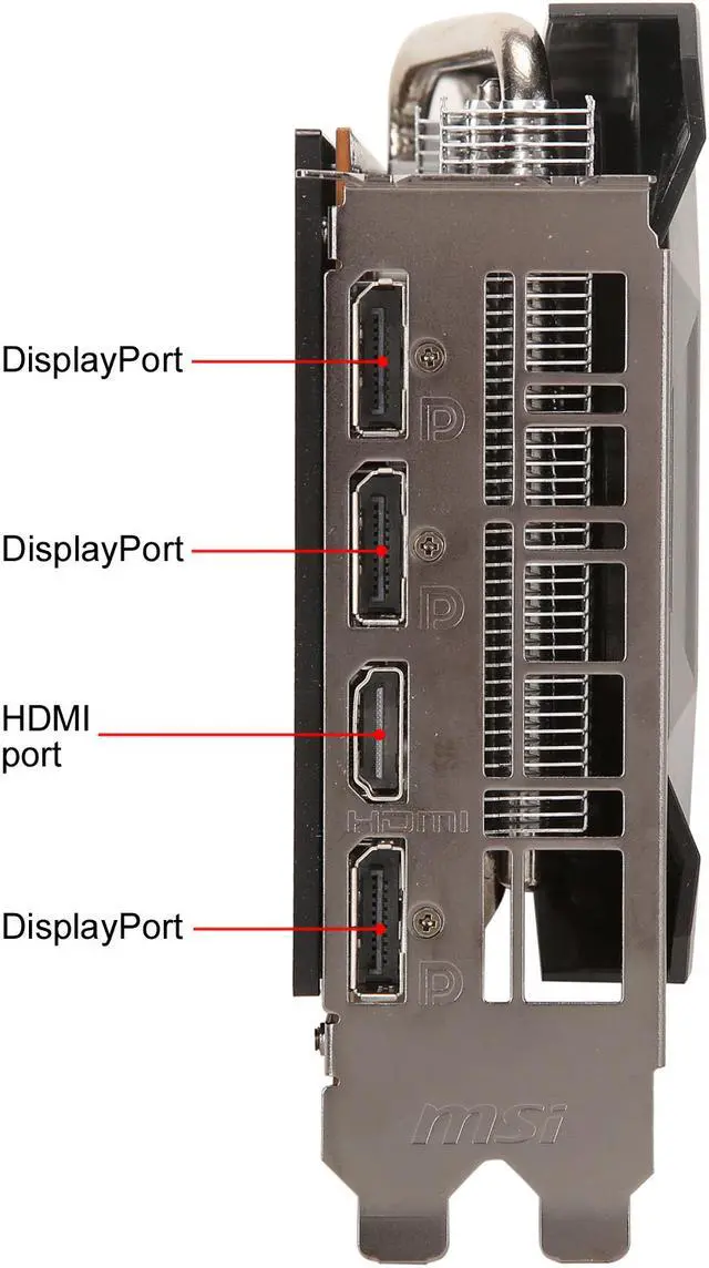 Alt view image 3 of 6 - MSI Radeon RX 5700 8GB GDDR6 PCI Express 4.0 CrossFireX Support Graphics Card RX 5700 MECH OC