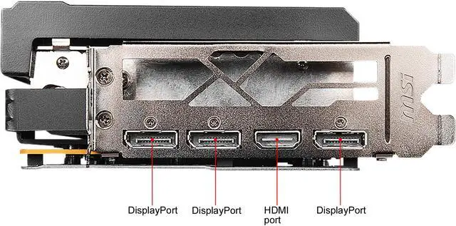 Alt view image 4 of 6 - MSI Radeon RX 5600 XT 6GB GDDR6 PCI Express 4.0 Graphics Card RX 5600 XT GAMING X