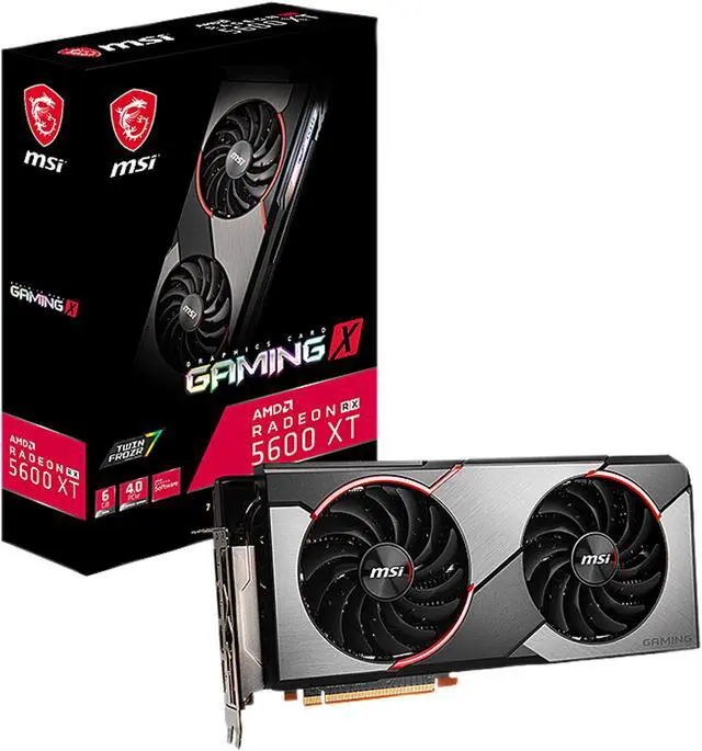 Alt view image 6 of 6 - MSI Radeon RX 5600 XT 6GB GDDR6 PCI Express 4.0 Graphics Card RX 5600 XT GAMING X