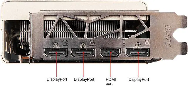 Alt view image 4 of 5 - MSI Radeon RX 5700 8GB GDDR6 PCI Express 4.0 CrossFireX Support Graphics Card RX 5700 EVOKE