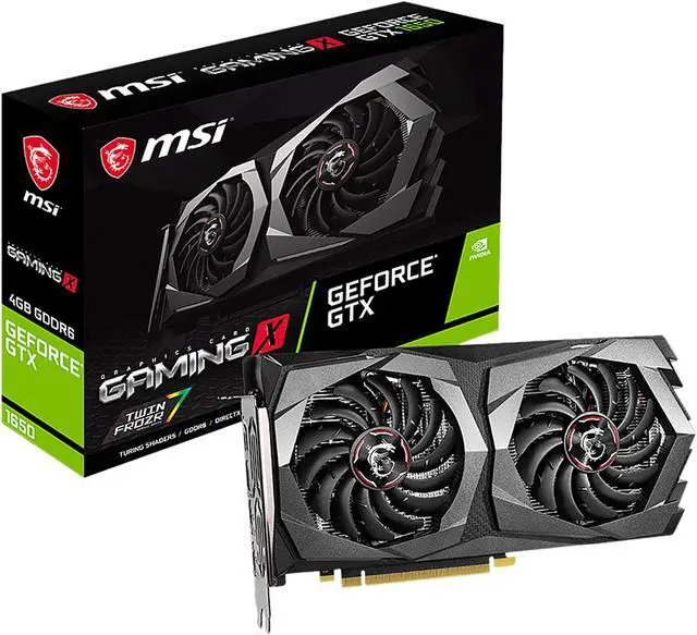 Alt view image 6 of 6 - MSI GeForce GTX 1650 4GB GDDR6 PCI Express 3.0 x16 Graphics Card GTX 1650 D6 GAMING X