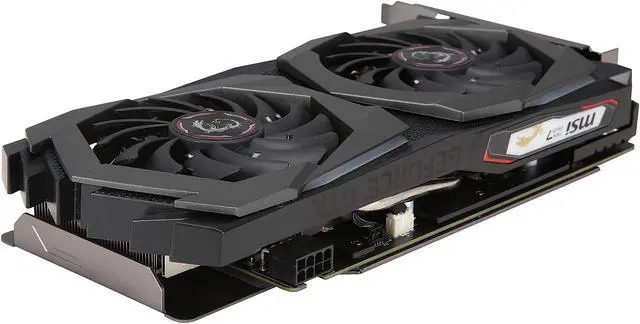 Alt view image 5 of 5 - MSI GeForce GTX 1660 6GB GDDR5 PCI Express 3.0 x16 Graphics Card GTX 1660 GAMING X 6G