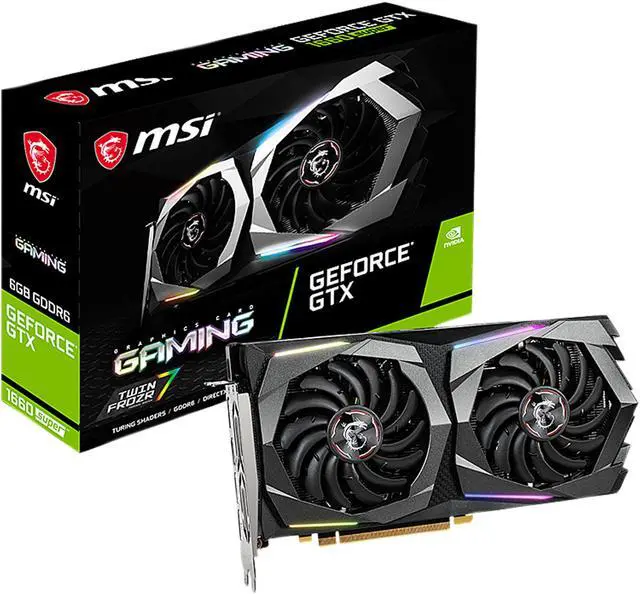 Alt view image 4 of 5 - MSI GeForce GTX 1660 SUPER 6GB GDDR6 PCI Express 3.0 x16 Graphics Card GTX 1660 SUPER GAMING