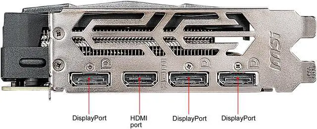 Alt view image 5 of 5 - MSI GeForce GTX 1660 SUPER 6GB GDDR6 PCI Express 3.0 x16 Graphics Card GTX 1660 SUPER GAMING