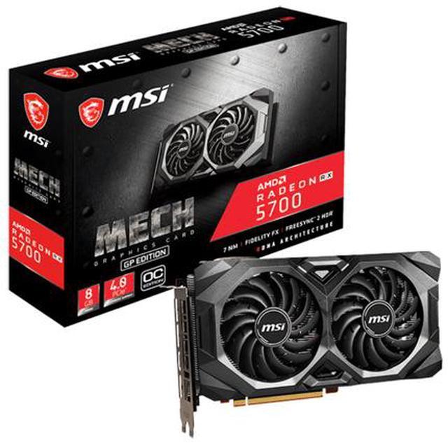 Alt view image 7 of 7 - MSI Radeon RX 5700 8GB GDDR6 PCI Express 4.0 Graphics Card RX 5700 MECH GP OC
