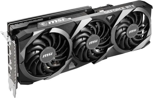 Alt view image 6 of 12 - MSI Ventus GeForce RTX 3070 8GB GDDR6 PCI Express 4.0 Graphics Card RTX 3070 VENTUS 3X OC