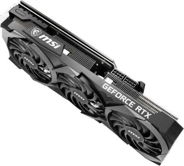 Alt view image 10 of 12 - MSI Ventus GeForce RTX 3070 8GB GDDR6 PCI Express 4.0 Graphics Card RTX 3070 VENTUS 3X OC