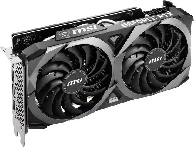 Alt view image 6 of 14 - MSI Ventus GeForce RTX 3070 8GB GDDR6 PCI Express 4.0 Graphics Card RTX 3070 VENTUS 2X OC