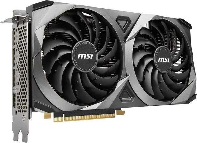Alt view image 5 of 14 - MSI Ventus GeForce RTX 3070 8GB GDDR6 PCI Express 4.0 Graphics Card RTX 3070 VENTUS 2X OC